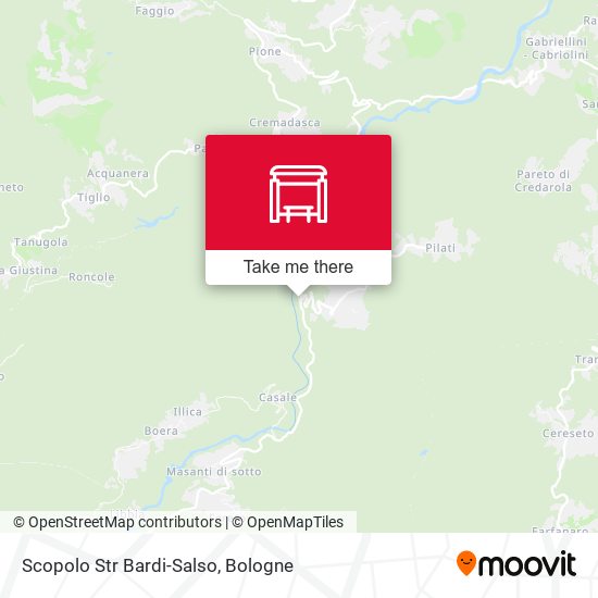 Scopolo Str Bardi-Salso map
