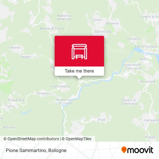 Pione Sammartino map