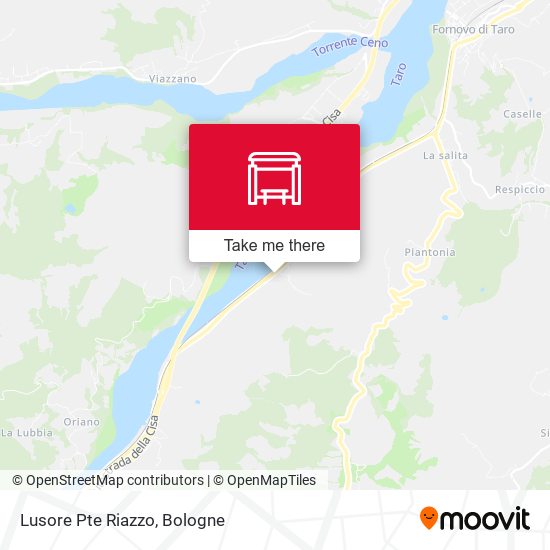 Lusore Pte Riazzo map