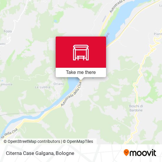 Citerna Case Galgana map