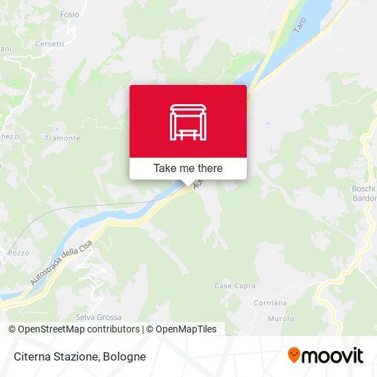 Citerna Stazione map