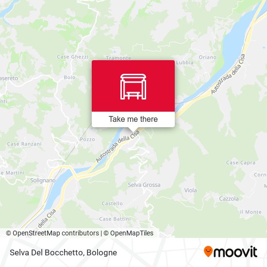 Selva Del Bocchetto map