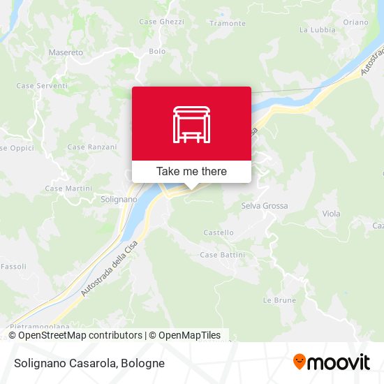Solignano Casarola map