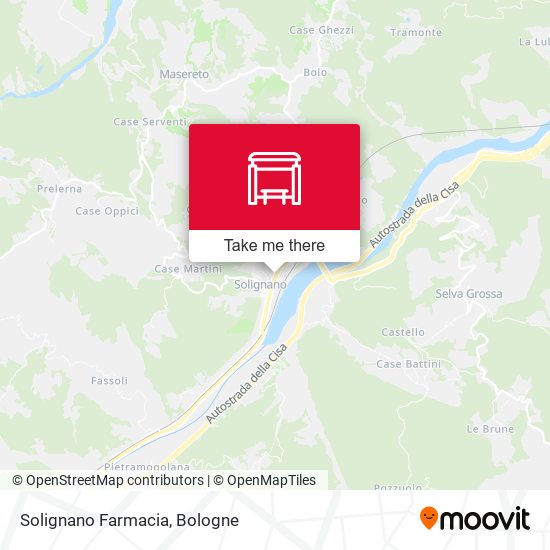 Solignano Farmacia map
