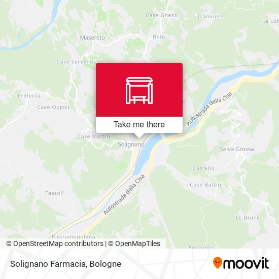 Solignano Farmacia map