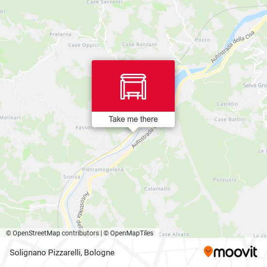 Solignano Pizzarelli map