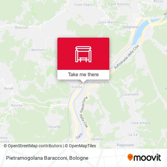 Pietramogolana Baracconi map