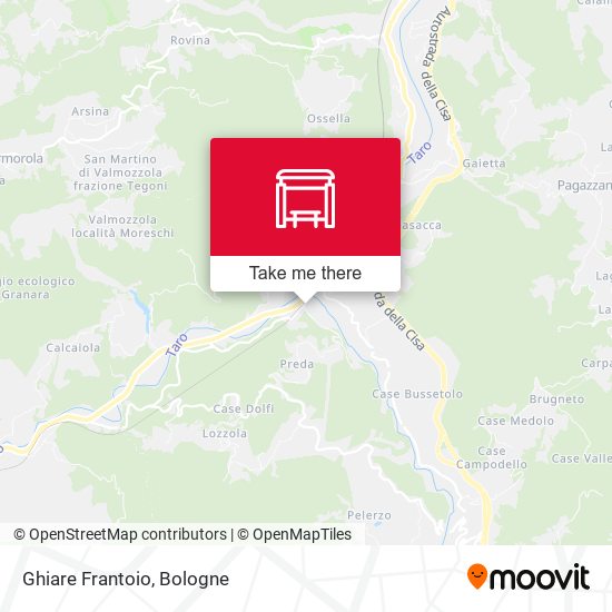 Ghiare Frantoio map