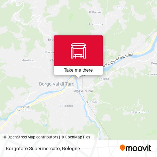 Borgotaro Supermercato map