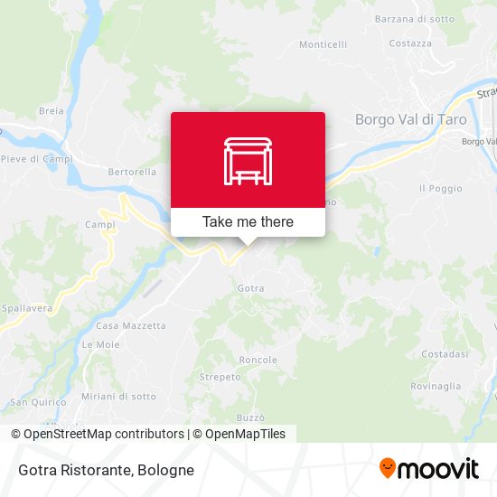 Gotra Ristorante map
