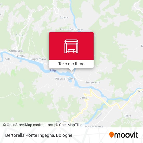 Bertorella Ponte Ingegna map