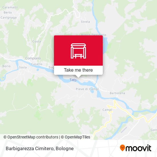 Barbigarezza Cimitero map