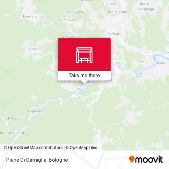 Piane Di Carniglia map