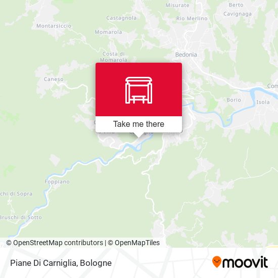 Piane Di Carniglia map