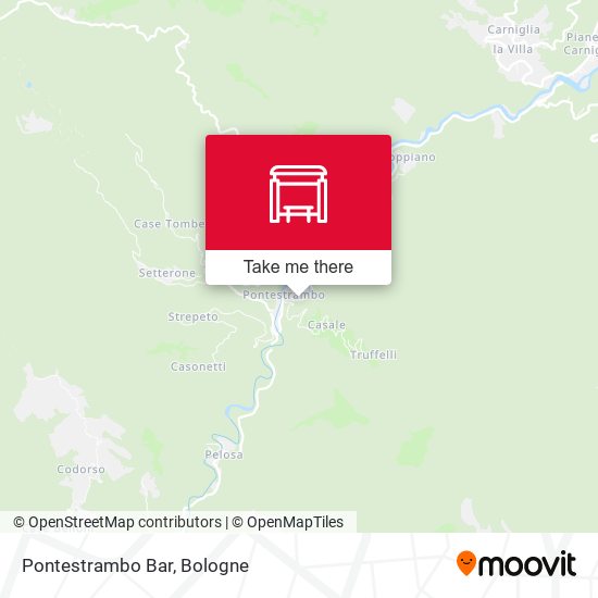 Pontestrambo Bar map