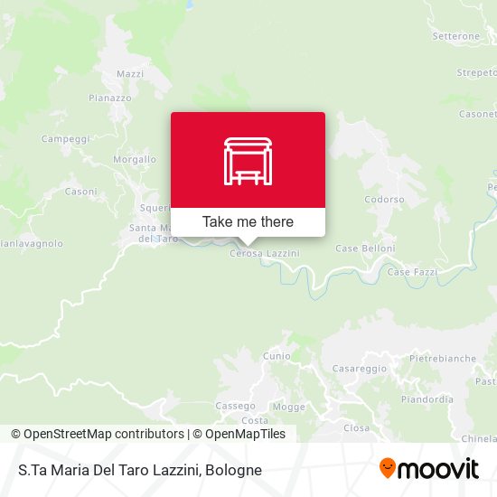 S.Ta Maria Del Taro Lazzini map
