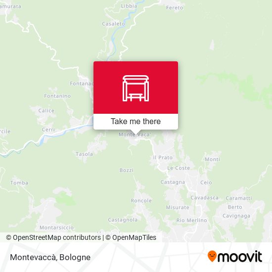 Montevaccà map