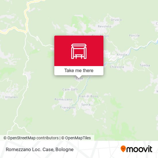 Romezzano Loc. Case map