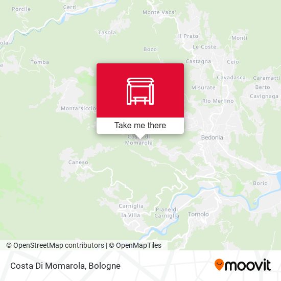 Costa Di Momarola map