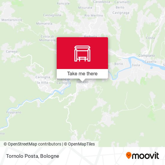 Tornolo Posta map