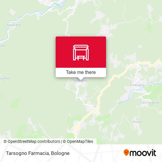 Tarsogno Farmacia map