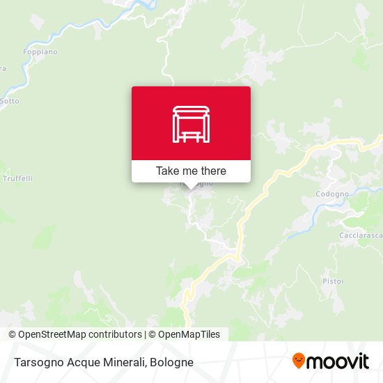 Tarsogno Acque Minerali map