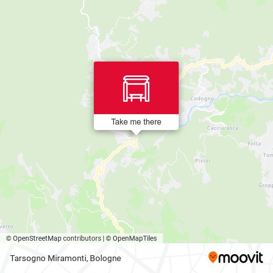 Tarsogno Miramonti map