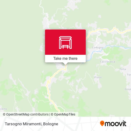Tarsogno Miramonti map