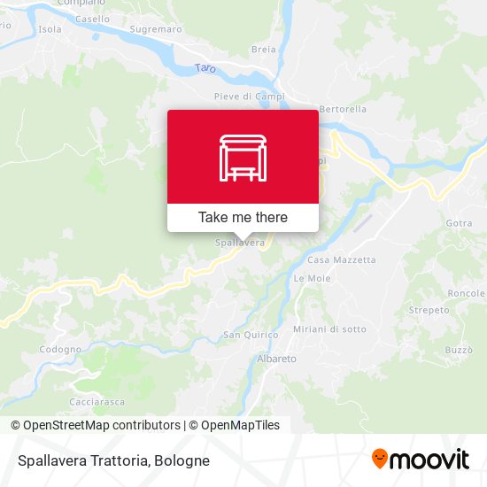 Spallavera Trattoria map