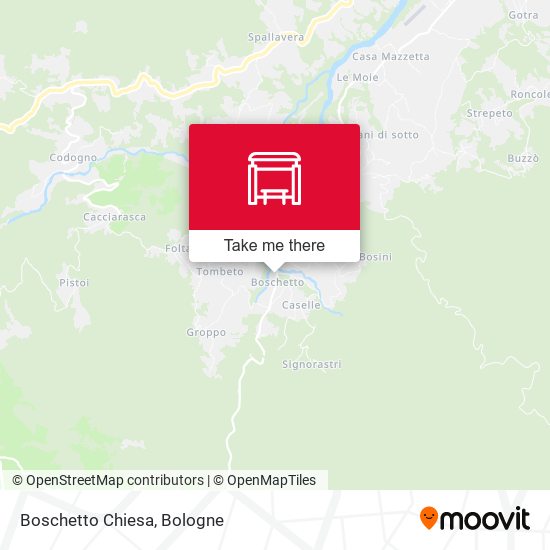 Boschetto Chiesa map