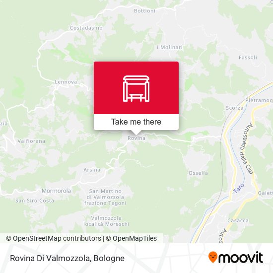 Rovina Di Valmozzola map