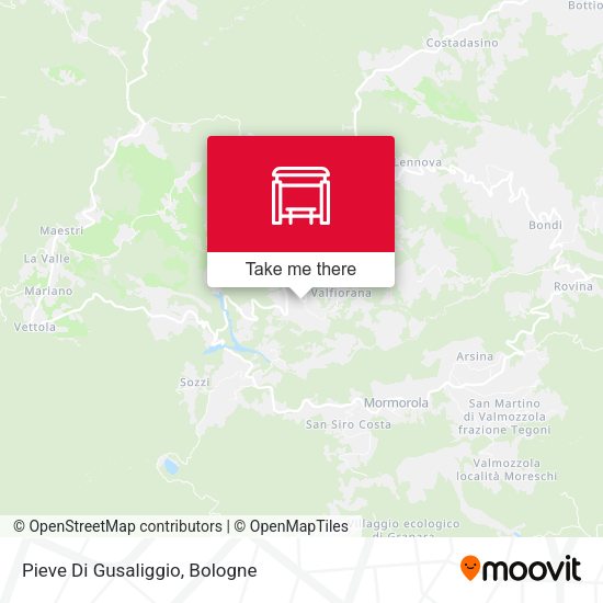 Pieve Di Gusaliggio map