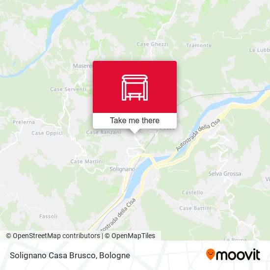 Solignano Casa Brusco map