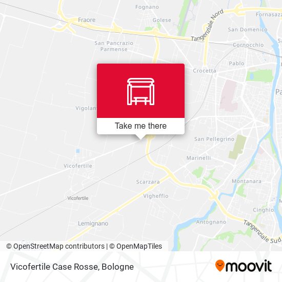 Vicofertile Case Rosse map