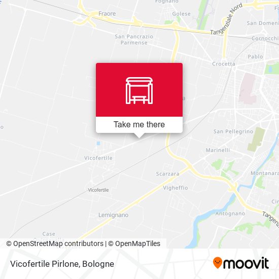 Vicofertile Pirlone map
