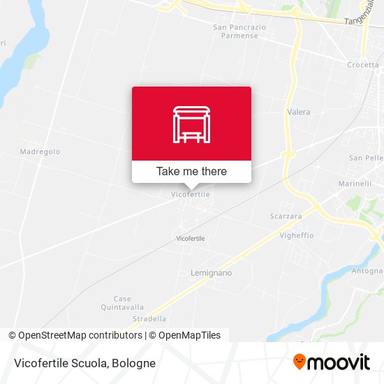 Vicofertile Scuola map