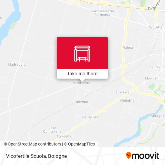 Vicofertile Scuola map