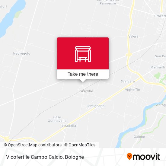 Vicofertile Campo Calcio map