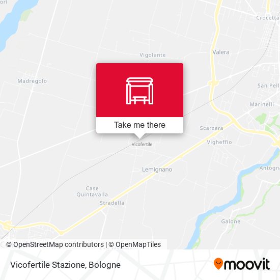 Vicofertile Stazione map