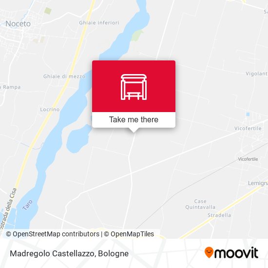 Madregolo Castellazzo map