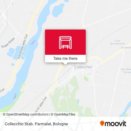 Collecchio Stab. Parmalat map