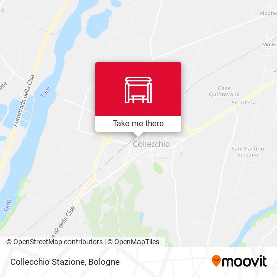 Collecchio Stazione map