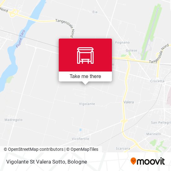 Vigolante St Valera Sotto map