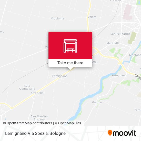 Lemignano Via Spezia map