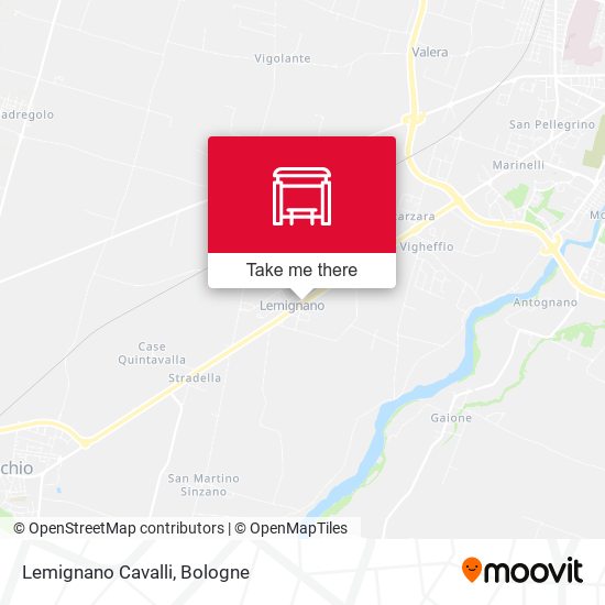 Lemignano Cavalli map