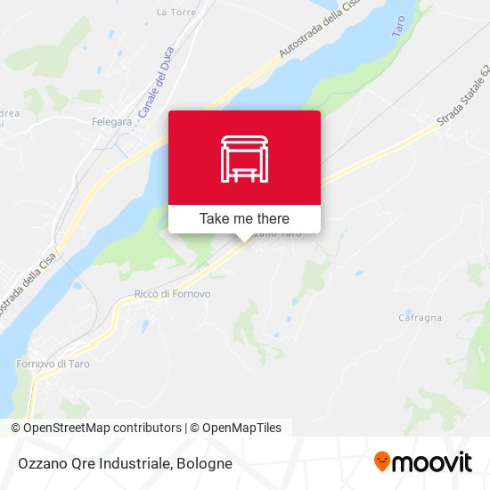Ozzano Qre Industriale map