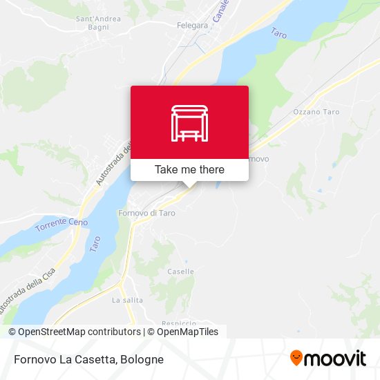 Fornovo La Casetta map