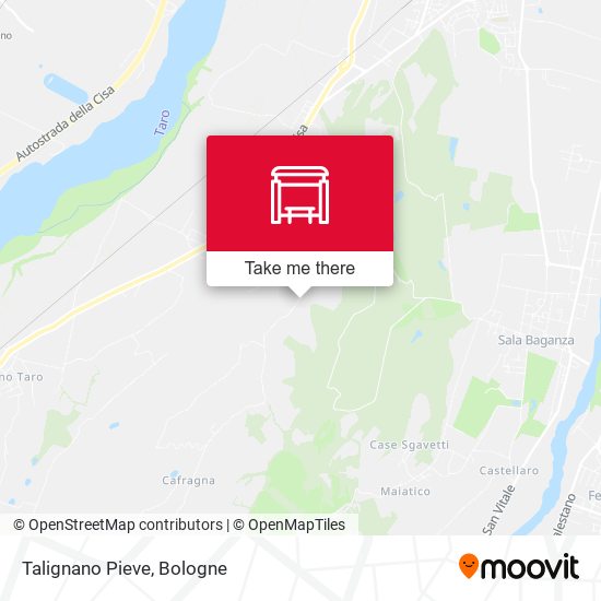 Talignano Pieve map