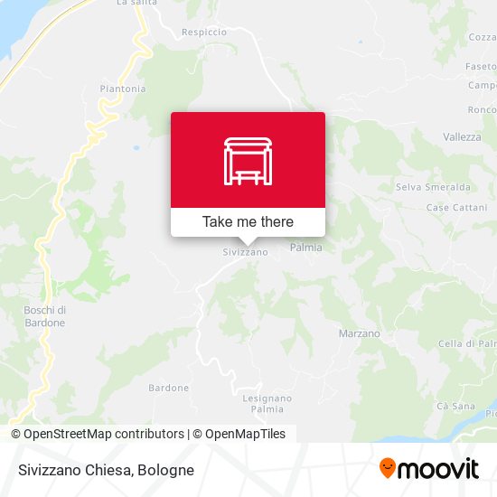Sivizzano Chiesa map