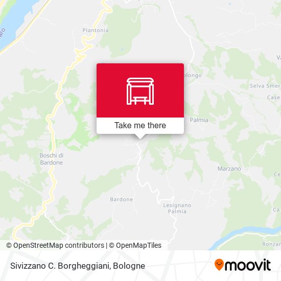 Sivizzano C. Borgheggiani map